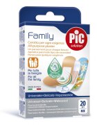 PIC SOLUTION Plasturi asortati Family cu solutie antibacteriana 20 buccut