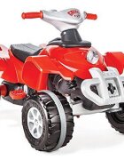 PILSAN Atv cu pedale pentru copii cu roti din plastic rezistentmargini rotunjitede la 3 si pana la 35kg Galaxy Red