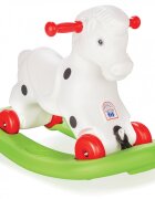 PILSAN Balansoar calut 2in1 pentru copii Rocking Horse cu roti si platforma detasabila
