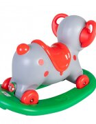 PILSAN Balansoar elefant 2 in 1 cu roti si platforma detasabila Grey