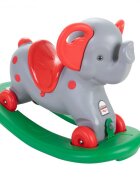PILSAN Balansoar elefant 2 in 1 cu roti si platforma detasabila Grey