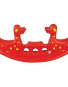 PILSAN Balansoar pentru 3 copii Dino Seesaw Rosu utilizare interiorexterior greutate admisa 50 kg dimensiune 140x39x58 cm
