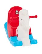 PILSAN Balansoar pentru copii Happy Horse white cu spatar inalt sistem de siguranta anti-rasturnare manere ergonomice recomandat de la 3 ani