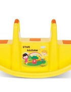 PILSAN Balansoar pentru copii Star Seesaw Yellow cu manere de sustinereplastic solidrezistent la UVutilizare interiorexteriorbaza cu siguranta antirasturnare