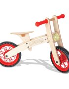 PILSAN Bicicleta copii din lemn fara pedale Freestyle scaun reglabil pe 3 nivele de inaltimeintre 34-41 cm roti din cauciuc EVA de la 2 ani greutate maxima de transport de 30 kg