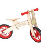 PILSAN Bicicleta copii din lemn fara pedale Freestyle scaun reglabil pe 3 nivele de inaltimeintre 34-41 cm roti din cauciuc EVA de la 2 ani greutate maxima de transport de 30 kg