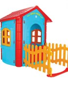 PILSAN Casuta de gradina pentru copii Magic House blue gardulet inclus utilizare interiorexteriorplastic rezistent UVdesign realist usa si ferestre functionale 112 x 172 x 131 cm