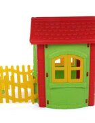 PILSAN Casuta de gradina pentru copii Magic House Green gardulet inclus utilizare interiorexteriorplastic rezistent UVdesign realistusa si ferestre functionale 112 x 172 x 131 cm