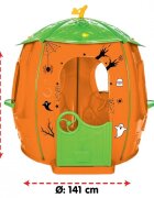 PILSAN Casuta de gradina pentru copii Pumpkin utilizare interiorexteriorplastic rezistent UVdesign realistusa si ferestre functionale