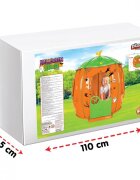 PILSAN Casuta de gradina pentru copii Pumpkin utilizare interiorexteriorplastic rezistent UVdesign realistusa si ferestre functionale