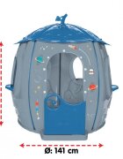 PILSAN Casuta de gradina pentru copii Space House utilizare interiorexteriorplastic rezistent UVdesign realistusa si ferestre functionale