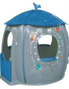 PILSAN Casuta de gradina pentru copii Space House utilizare interiorexteriorplastic rezistent UVdesign realistusa si ferestre functionale