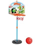 PILSAN Cos de baschet Magic Basketball cu minge inclusa usor de montat si de demontat baza poate fi umpluta cu apa sau nisip dimensiune 42 x 43 x 114.5 cm