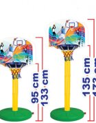 PILSAN Cos de baschet Super Basketball cu inaltime reglabila intre 93-213 cmbaza stabila ce se poate umple cu nisip