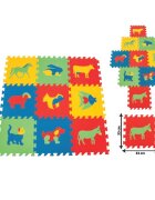 PILSAN Covor puzzle din spuma Animale