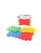 PILSAN Covoras puzzle pentru copii Polly Endless Play 16 piese din spuma termoizolantaculori luminoaseusor de curatat