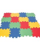 PILSAN Covoras puzzle pentru copii Polly Endless Play 16 piese din spuma termoizolantaculori luminoaseusor de curatat