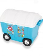 PILSAN Cutie depozitare cu maner si roti pentru jucarii Blue