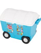 PILSAN Cutie depozitare cu maner si roti pentru jucarii Blue