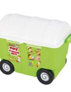PILSAN Cutie depozitare cu maner si roti pentru jucarii Green