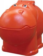 PILSAN Cutie depozitare jucarii Hippo Toy Box Red