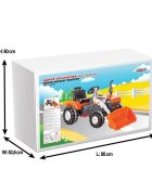 PILSAN Excavator cu pedale cupa si remorca Super Portocaliu