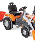 PILSAN Excavator cu pedale cupa si remorca Super Portocaliu