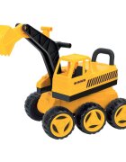 PILSAN Excavator pentru copii Big fara pedale dotat cu cupa mobila si functionala sustine pana la 35 kg