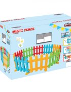 PILSAN Gardulet loc de joaca pentru copii Multi Fence Multicolor cu 10 elementemargini netede si rotunjite pliabil dimensiune element 50.5x54 cm