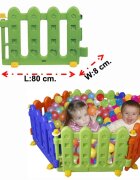 PILSAN Gardulet loc de joaca pentru copii Play Area Hedge cu 6 elementeusor de montat