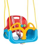 PILSAN Leagan Convertibil 3 variante in cutie Samba Blue bariera de protectie si spatar detasabile franghie cu lungime reglabila
