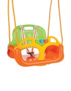 PILSAN Leagan Convertibil 3 variante in cutie Samba Orange bariera de protectie si spatar detasabile franghie cu lungime reglabila