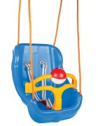 PILSAN Leagan mare pentru copii Big Swing Albastru cu bara de protectie detasabilabila cu zornaitoarecenturi de sigurantafranghie 160cm reglabilagreutate maxima suportata 100kg