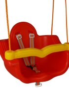 PILSAN Leagan pentru copii Jumbo Swing Red cu centura de siguranta si bara detasabilafranghie reglabilacapacitate maxima incarcare 150 kg