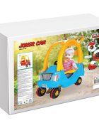 PILSAN Masinuta copii de impins Joker Car Blue cu maner parental podea detasabil volan cu panou muzical recomandata copiilor intre 2 si 5 ani