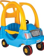 PILSAN Masinuta copii de impins Joker Car Blue cu maner parental podea detasabil volan cu panou muzical recomandata copiilor intre 2 si 5 ani