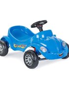 PILSAN Masinuta cu pedale pentru copii Herby Mare Albastra Miscare liniara a pedalelor Greutate maxima admisa 25 kg Design prietenos Volan cu claxon