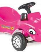 PILSAN Masinuta cu pedale pentru copii Herby Mare Roz Miscare liniara a pedalelor Greutate maxima admisa 25 kg Design prietenos Volan cu claxon