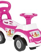 PILSAN Masinuta pentru copii fara pedale Ride-On Shape Sorter Car Pink spatar cu functie de impingere spatiu de depozitare sub sezut5 forme de sortat greutate maxima admisa 20 kg