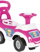 PILSAN Masinuta pentru copii fara pedale Smart Baby Pink spatar cu functie de impingere spatiu de depozitare sub sezut greutate maxima admisa 20 kg