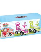 PILSAN Masinuta pentru copii fara pedale Smart Baby Red spatar cu functie de impingere spatiu de depozitare sub sezut greutate maxima admisa 20 kg