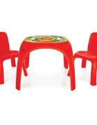 PILSAN Masuta cu doua scaunele King Study Table Red