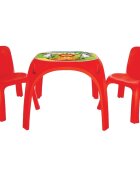 PILSAN Masuta cu doua scaunele King Study Table Red