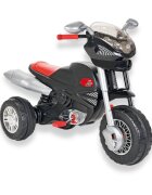 PILSAN Motocicleta cu pedale pentru copii Desert Eagle Blackdetalii realisticeoglinzi retrovizoaresezut ergonomicgreutate admisa 35 kg