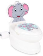 PILSAN Olita educationala muzicala Elefantel cu baza antialunecaresuport hartie igienica si vas colectare detasabildesign ergonomiccutie muzicala iluminata cu efect de sunet sifon