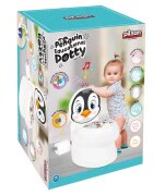 PILSAN Olita educationala muzicala Pinguin cu baza antialunecaresuport hartie igienica si vas colectare detasabildesign ergonomiccutie muzicala iluminata cu efect de sunet sifon