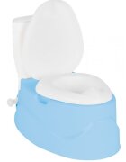 PILSAN Olita educationala pentru copii tip Minitoaleta Talking Blue cu sunetemargini rotunjitevas colectare detasabillumini si suport hartie