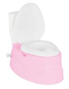 PILSAN Olita educationala pentru copii tip Minitoaleta Talking Pink cu sunetemargini rotunjitevas colectare detasabillumini si suport hartie