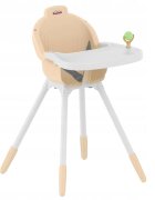 PILSAN Scaun de masa pentru copii Comfort Beigetavita detasabila spatioasacentura de sigurantamontaj rapidgreutate admisa 40 kg