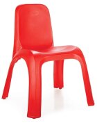 PILSAN Scaunel cu spatar pentru copii King Rosu interiorexteriorsezut ergonomicpicioare stabile cu antiderapantutilizare pentru gradinita cresa afterschoolgreutate suportata 150kg
